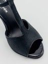 Amália Nubuck Black 9cm Heel