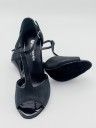 Amlia Nubuck Black 9cm Heel