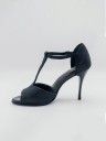 Amlia Nubuck Black 9cm Heel