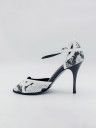 Benedita White 9cm Heel