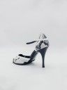 Benedita White 9cm Heel