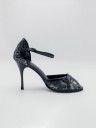 Benedita Black 9cm Heel