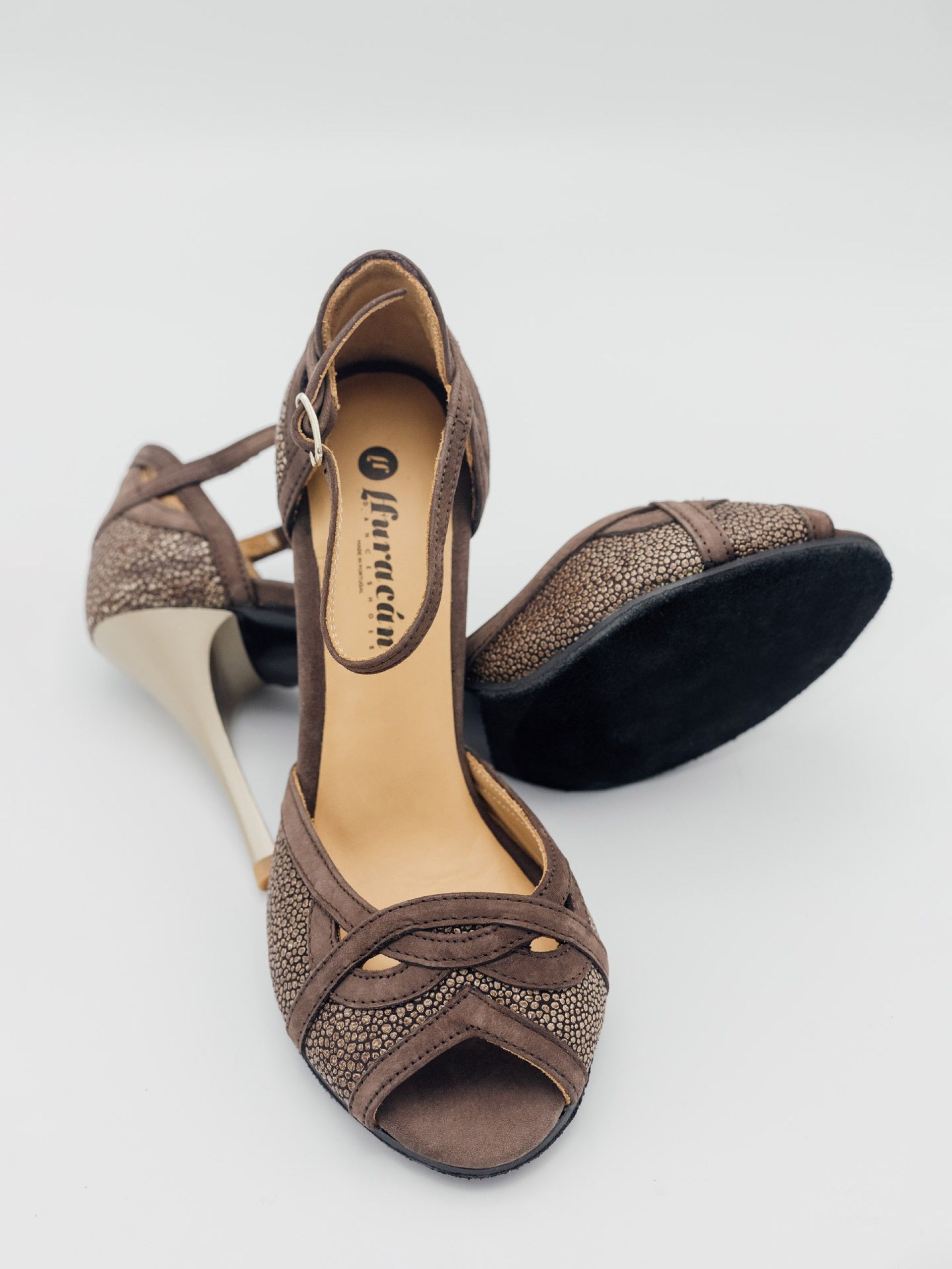 Benedita Marrón Tacón 9cm