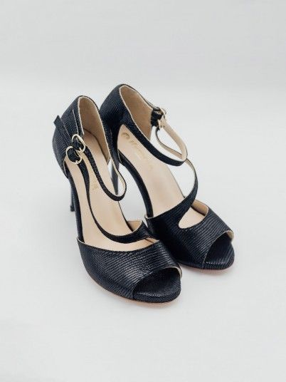 Carolina Black 7cm Heel