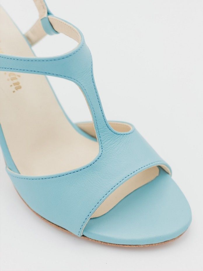 Eva Azul Turquesa Tacón 7cm Eva Azul Turquesa Tacón 7cm
