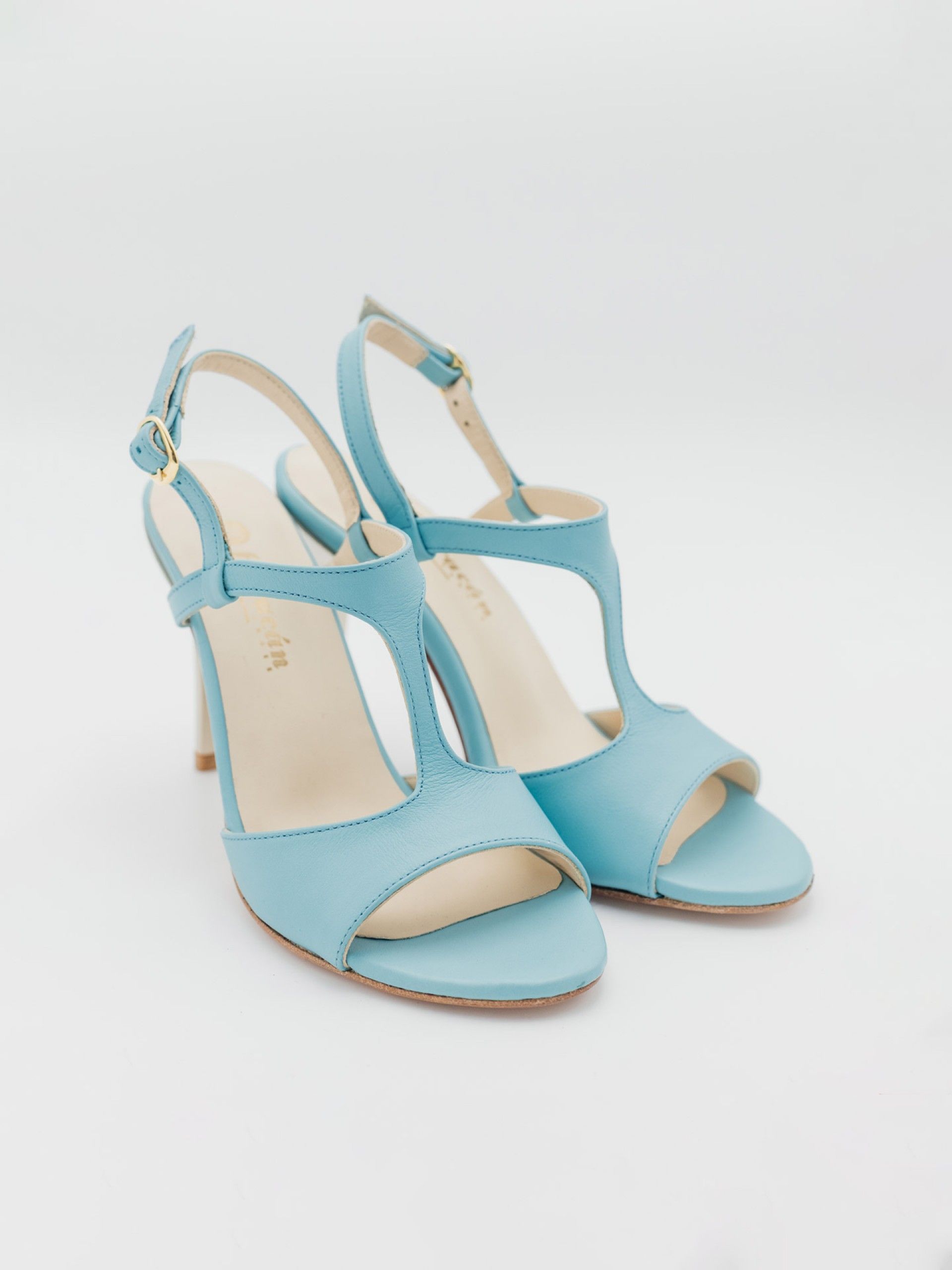 Eva Azul Turquesa Tacón 9cm