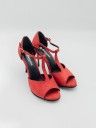 Amlia Bright Red 9cm Heel