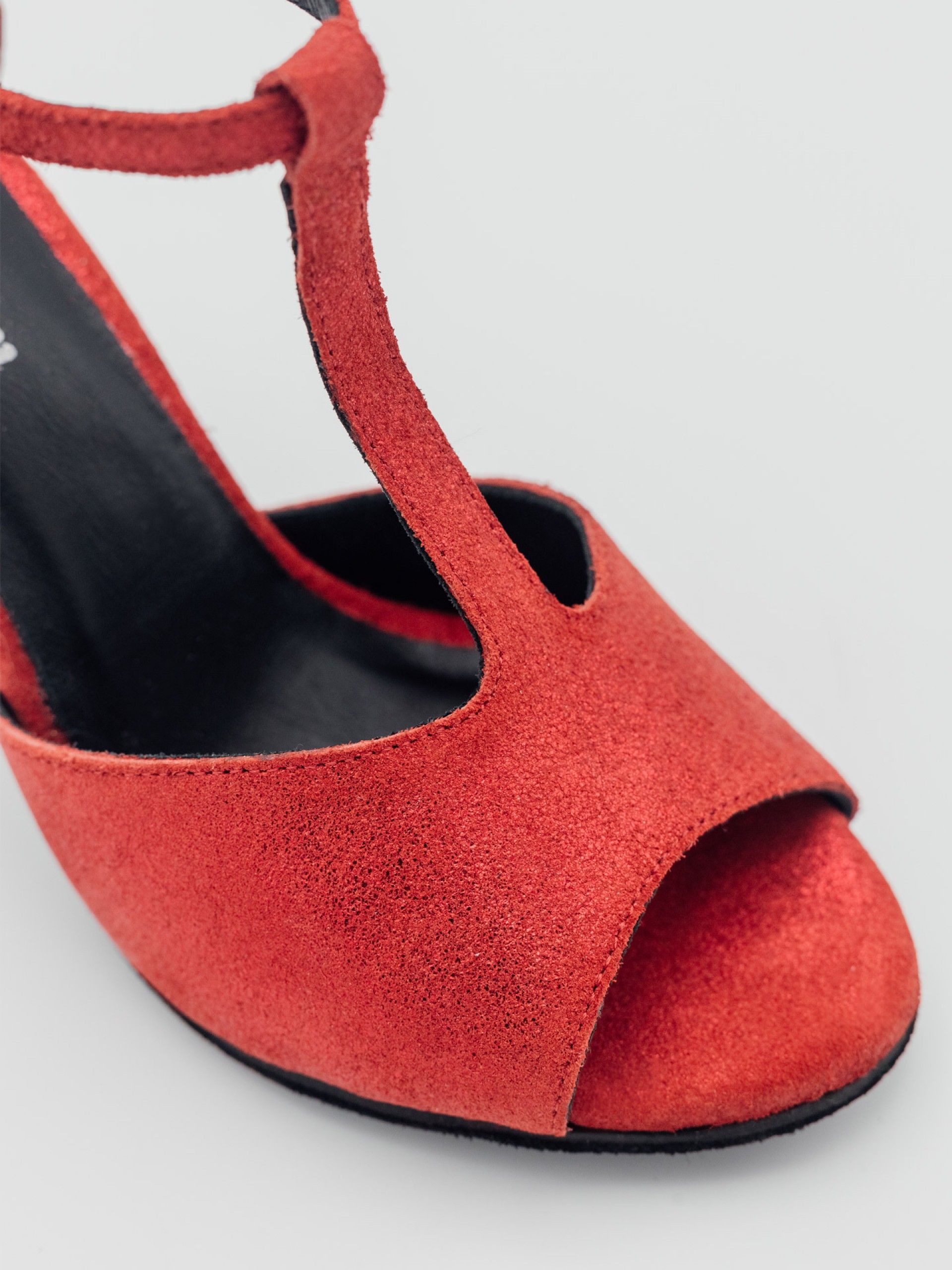 Amália Vermelho Brilho Salto 9cm