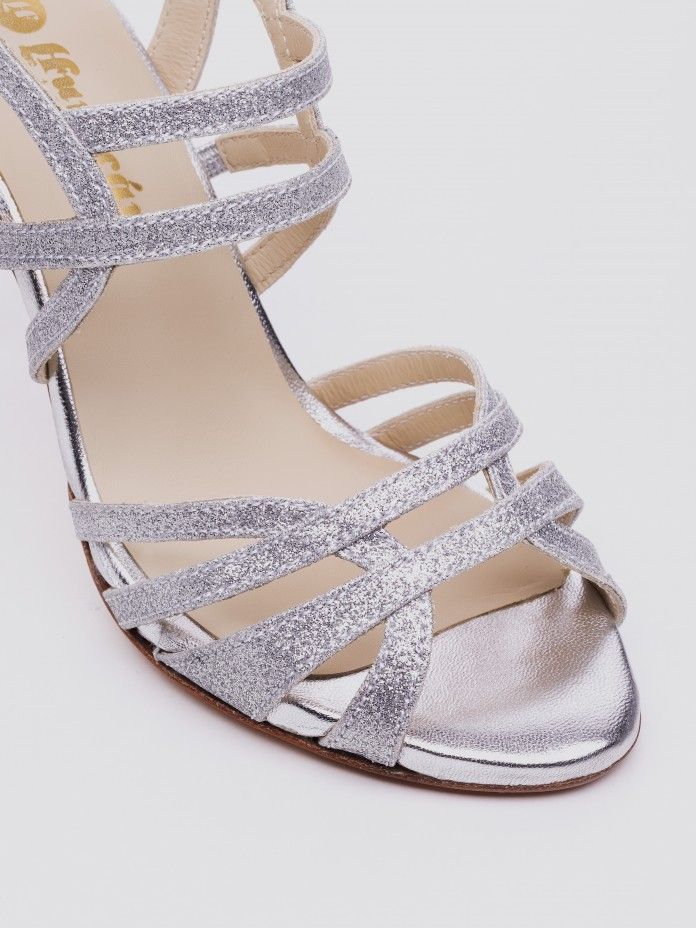 Felícia Silver Glitter 7cm Heel Felícia Silver Glitter 7cm Heel
